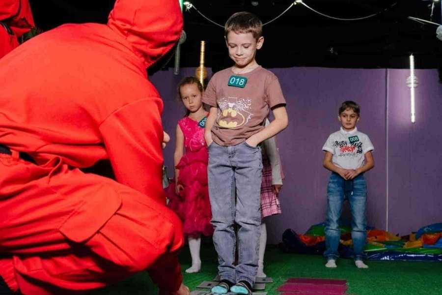 Квест в реальности Игра в кальмара от компании Лаборатория праздника Квест в реальности Игра в кальмара от компании Лаборатория праздника